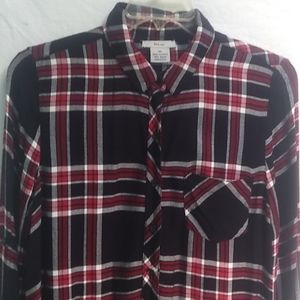 Flannel shirt dress from India